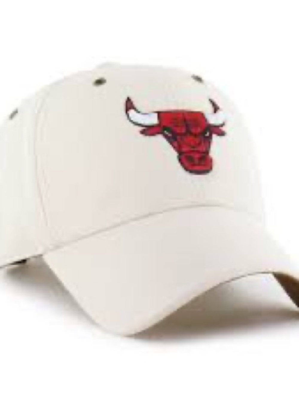 New Era Chicago Bulls Off-White/Red Logo Dad Hat